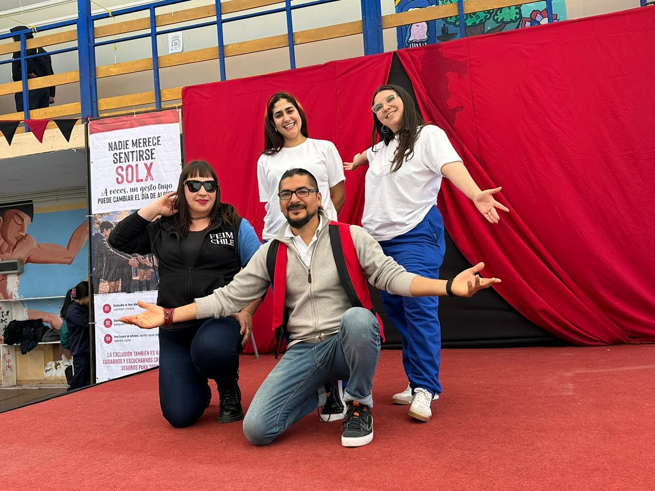 FEIM Chile, referente cultural en la Región de Coquimbo, impulsa la cultura preventiva a través del teatro foro en el Colegio Komvux